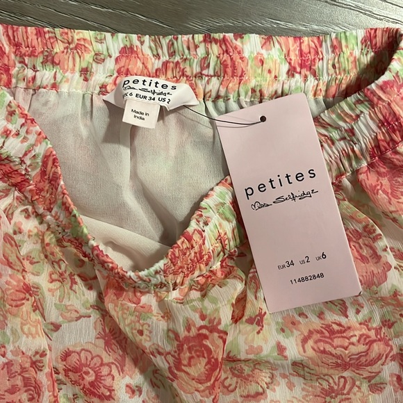 Miss Selfridge Floral Maxi Skirt With Slit - Picture 5 of 5